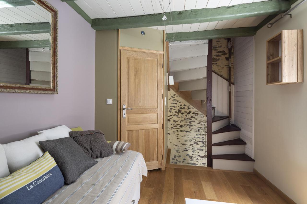 Cancale, Centre Ville, Triplex Le Pecheur Apartment Luaran gambar